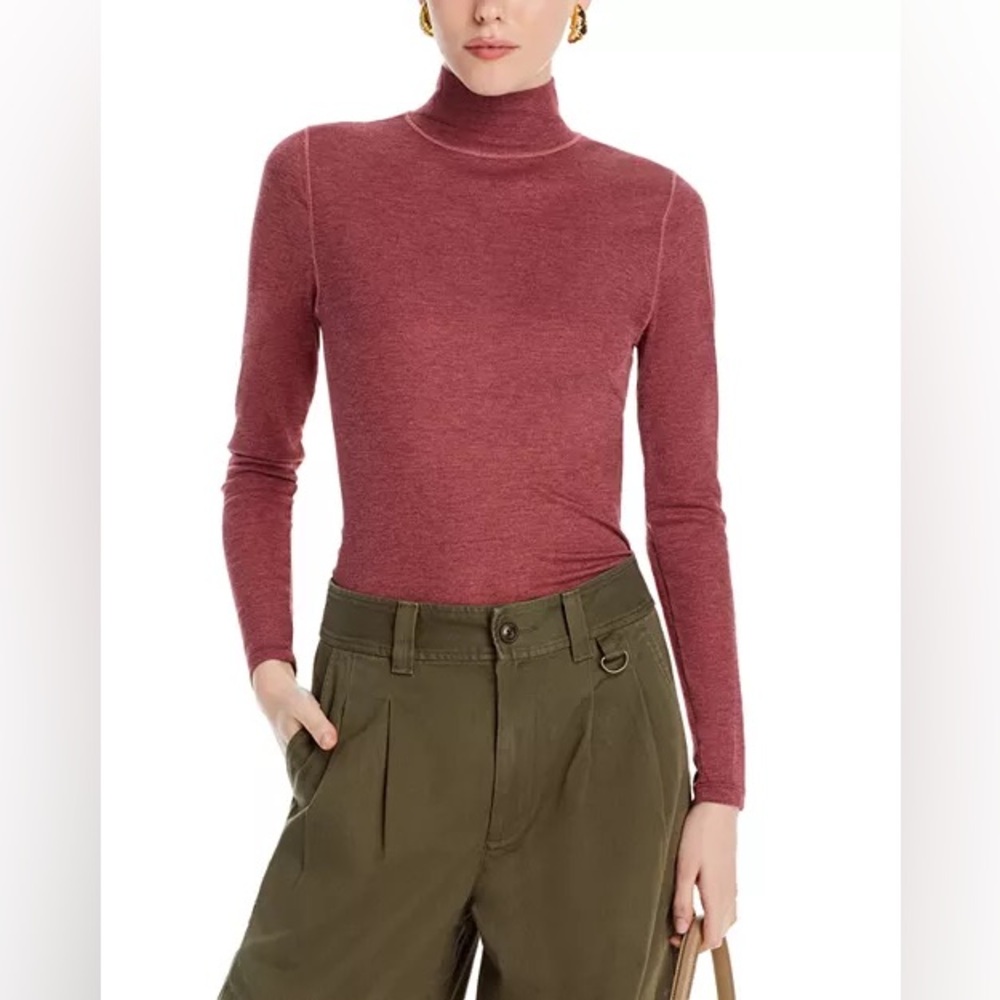 Madewell Second Skin Mock Neck Long Sleeve Tee